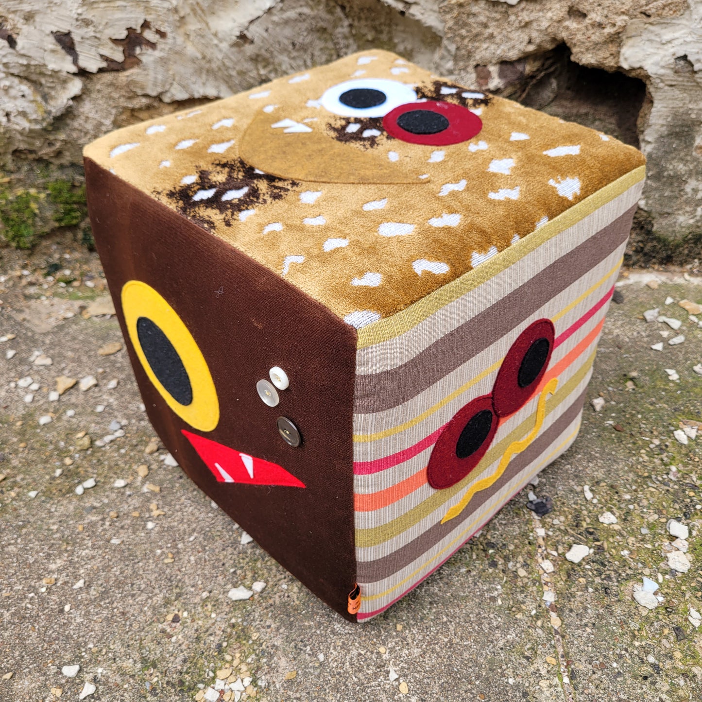 Brown Monster Cube