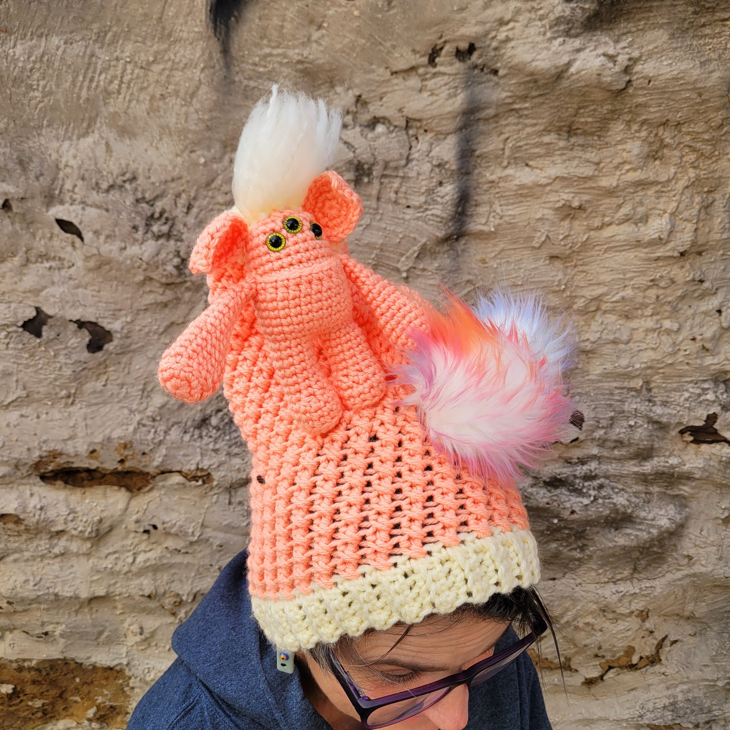 Crochet Troll Toboggan