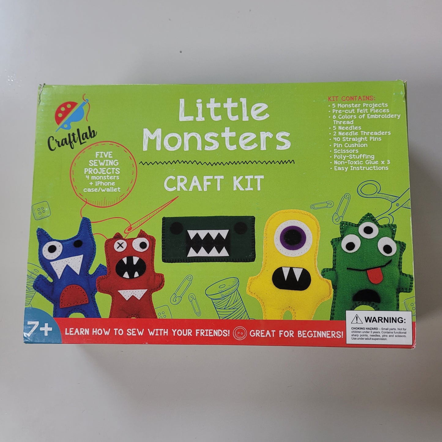 Little Monsters Sewing Kit