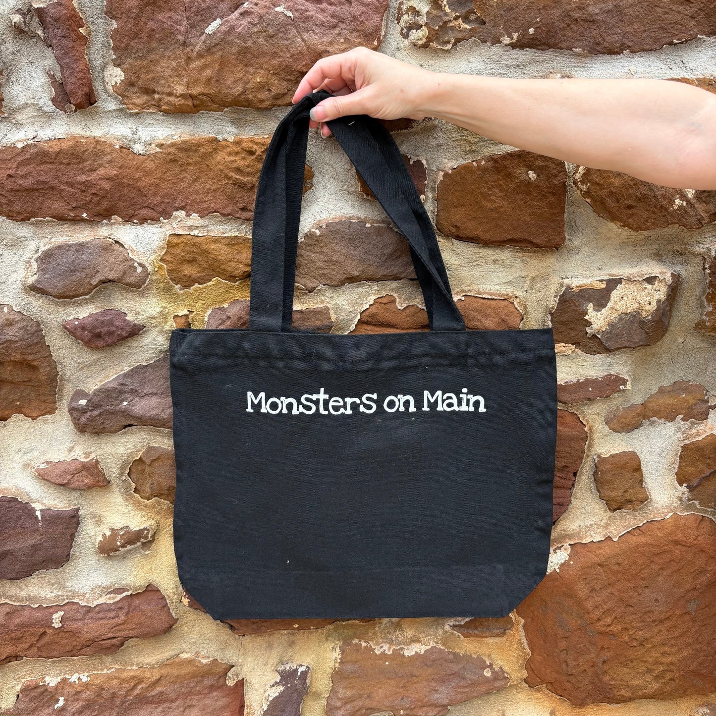 Black Canvas Tote Bag