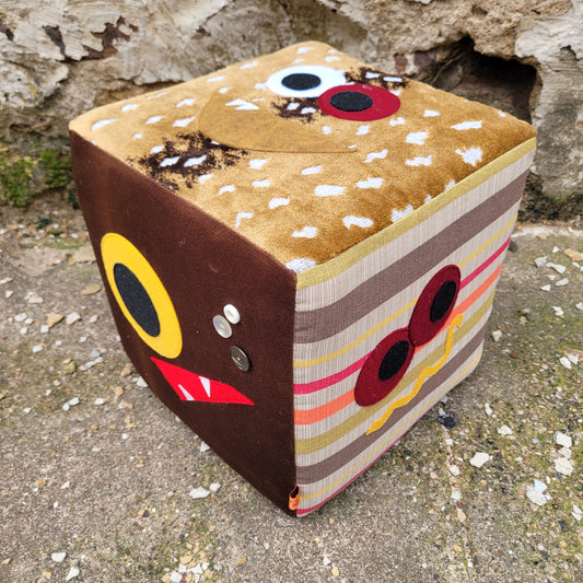 Brown Monster Cube