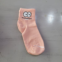 Womens Big Eye Socks