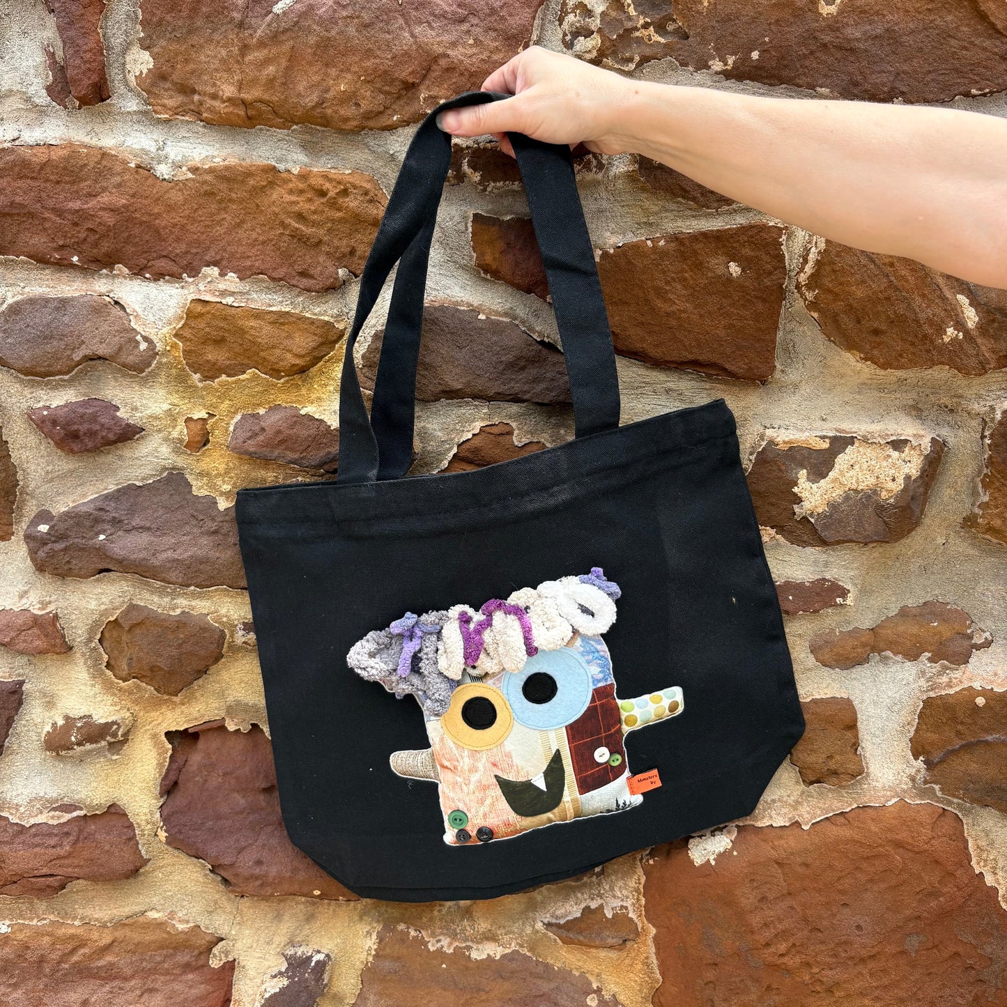 Black Canvas Tote Bag