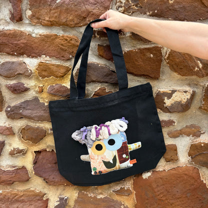 Black Canvas Tote Bag