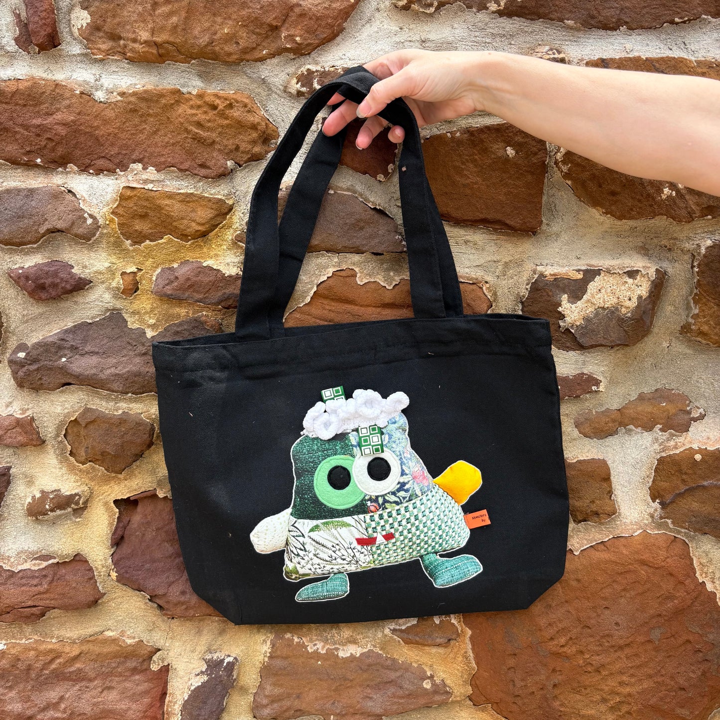 Black Canvas Tote Bag