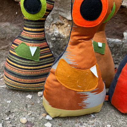 Orange Bowling Pin Game Set