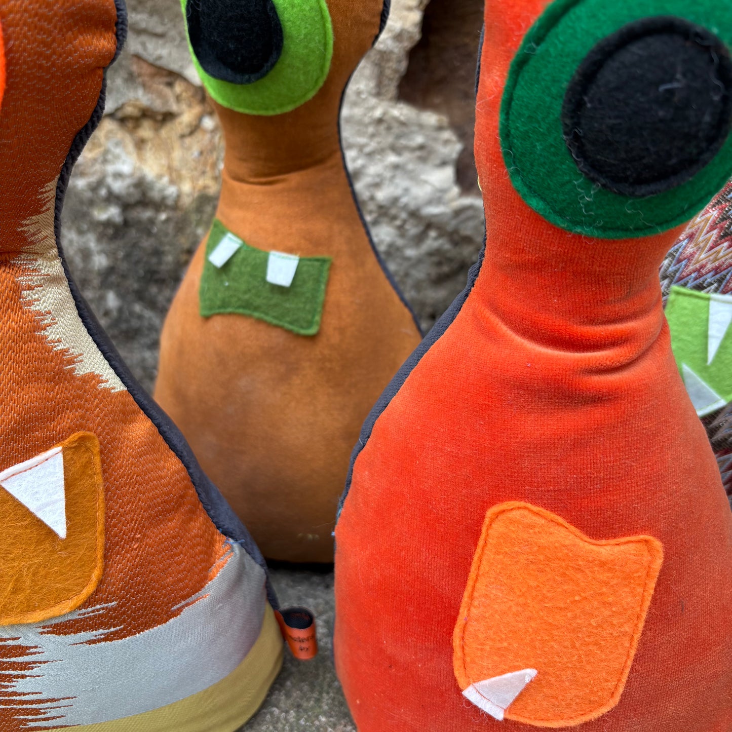 Orange Bowling Pin Game Set