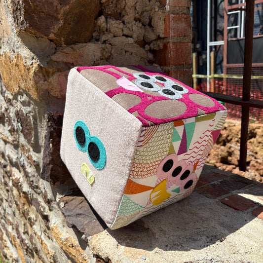 9" Pink Cube