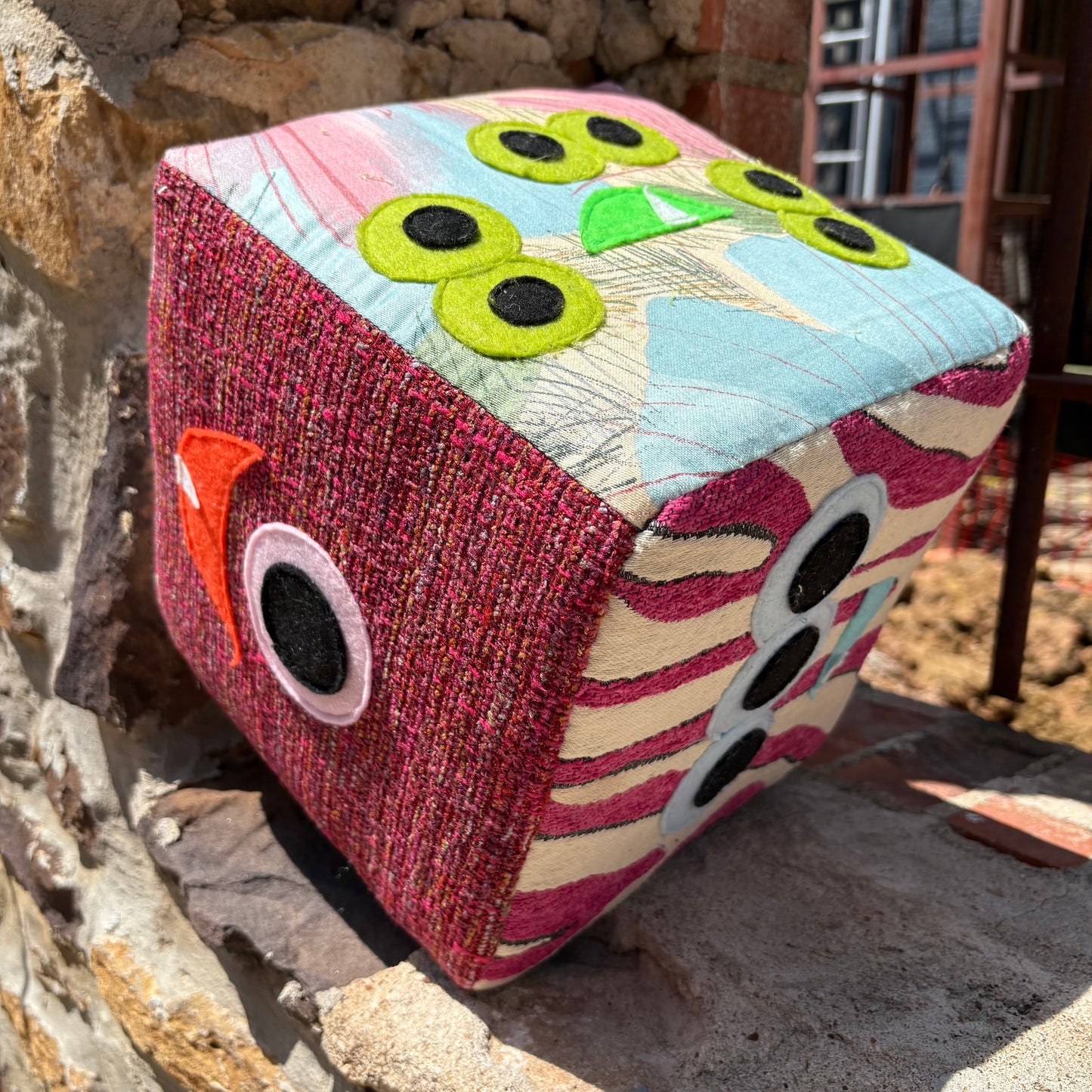 9" Pink Cube