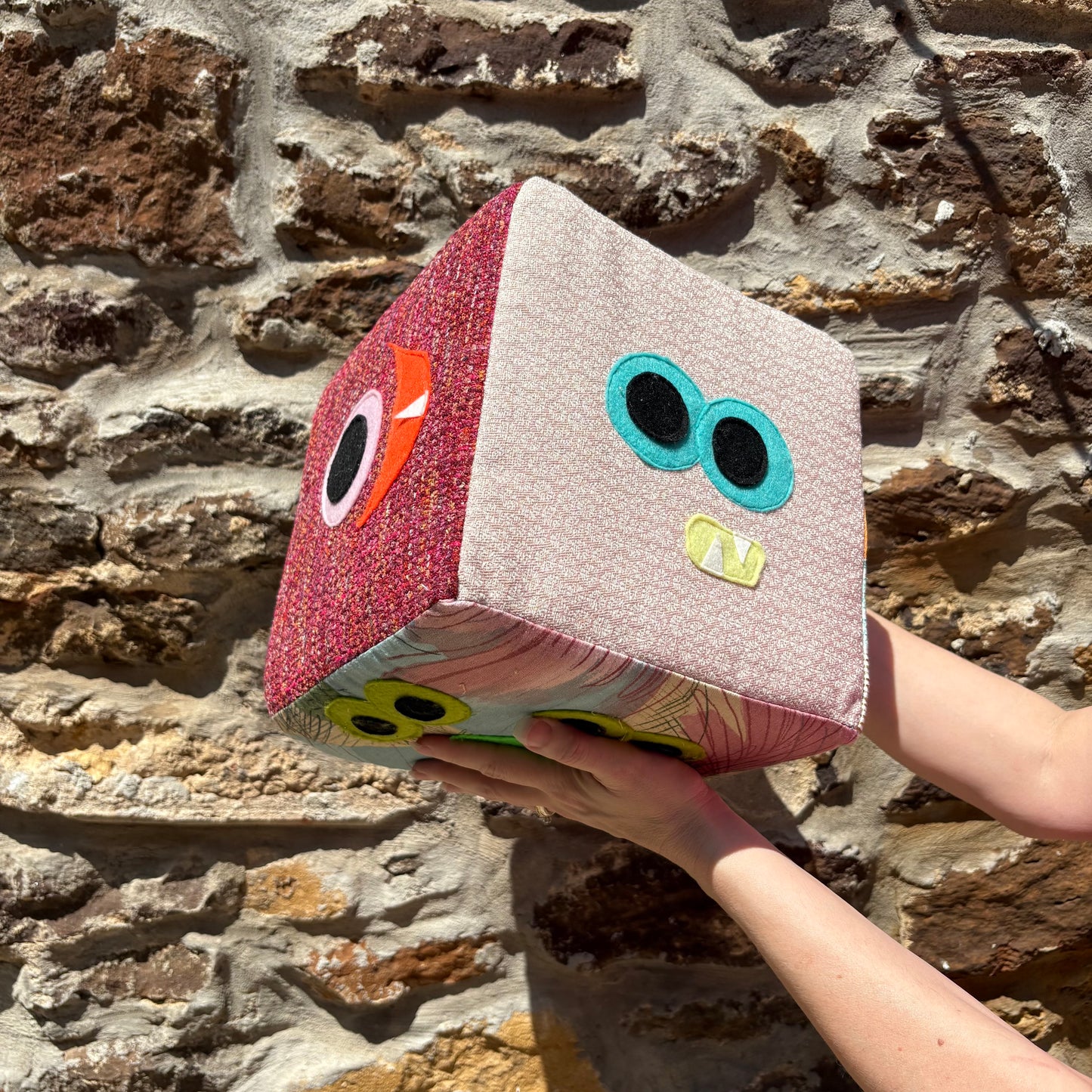9" Pink Cube