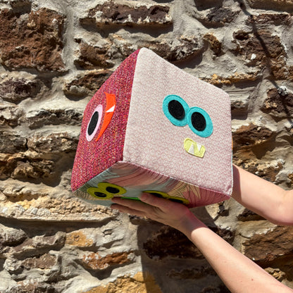 9" Pink Cube