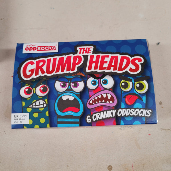 The Grump Head Monster Socks