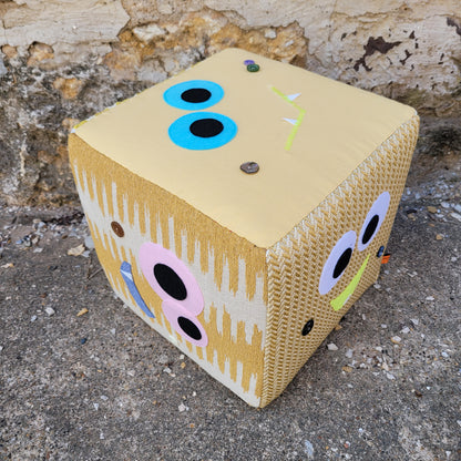 Yellow Monster Cube