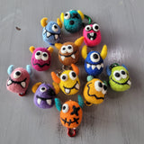 Hand-Felted Monster Key Chains