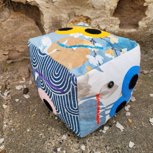 Small Monster Cube - Blue