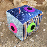 Small Monster Cube - Blue