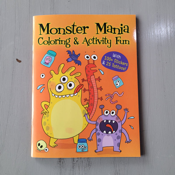 Monster Mania Coloring & Activity Book
