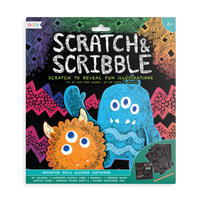 Scribble & Scratch Monster Book