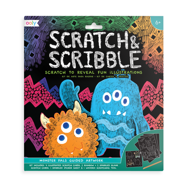 Scribble & Scratch Monster Book